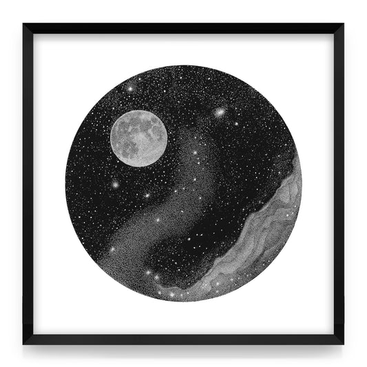 Hello, Moon! - Art print
