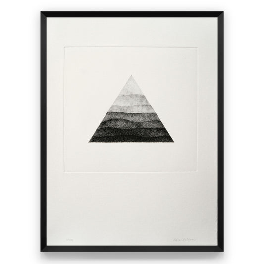 Photogravure print - Triangular Horizon