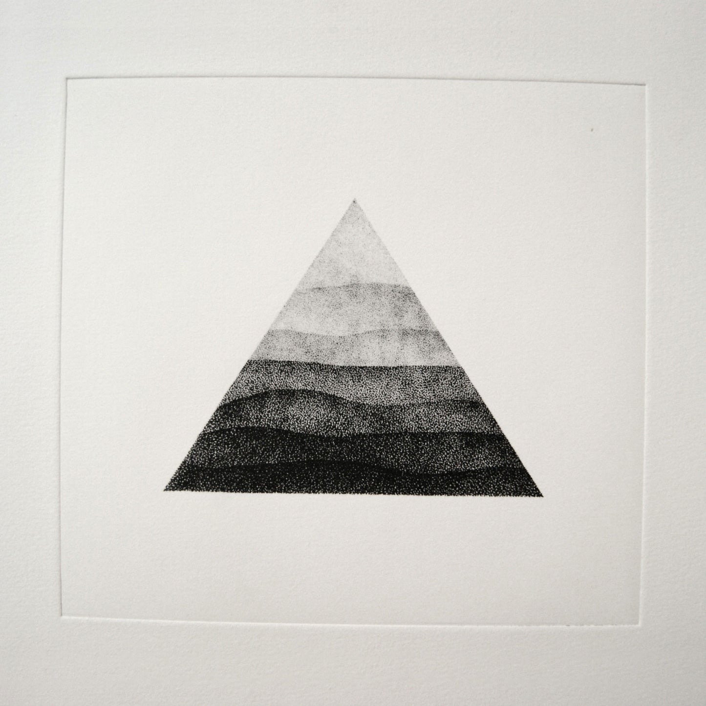 Photogravure print - Triangular Horizon