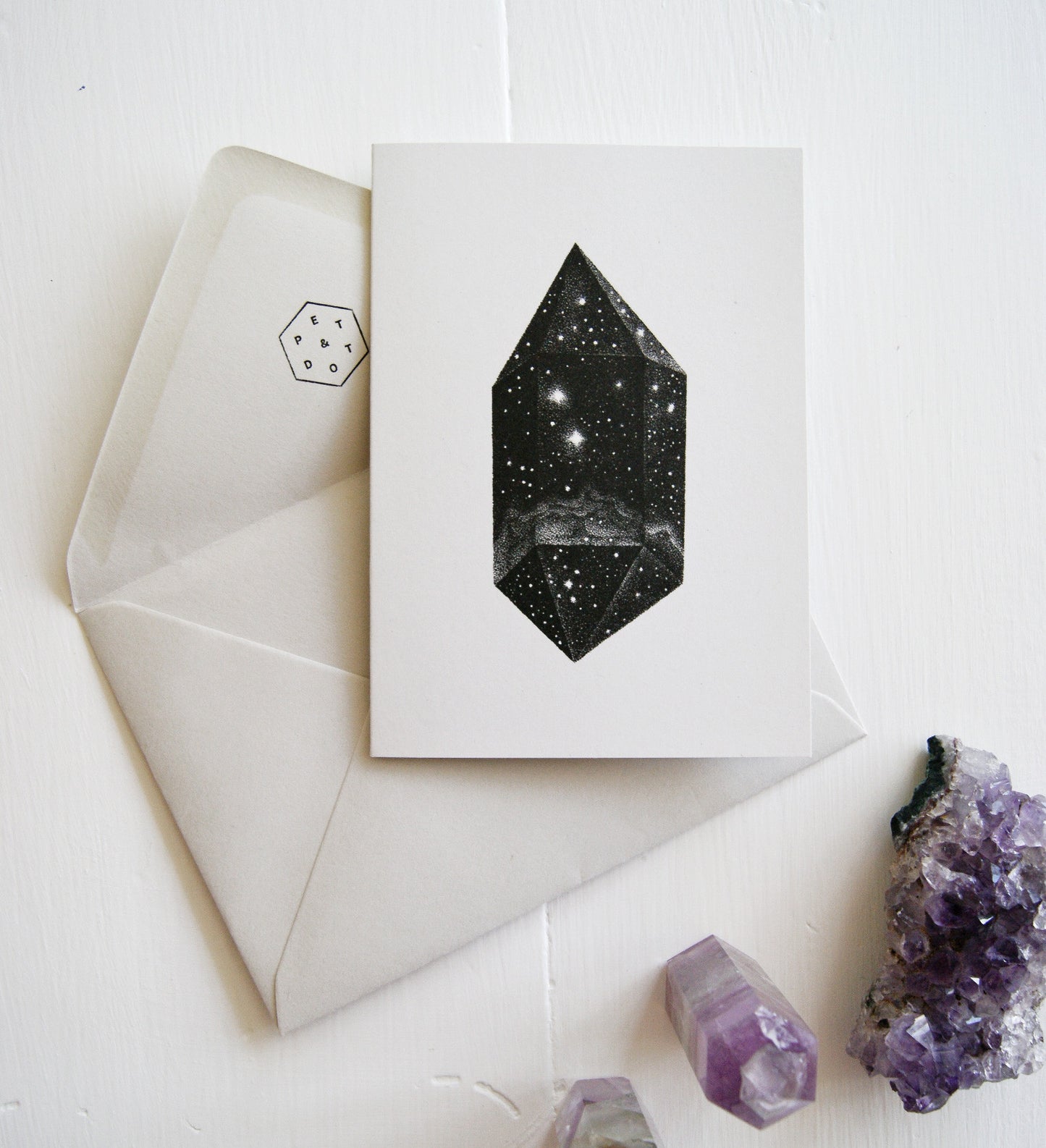 Greeting Card - Galactic Crystal